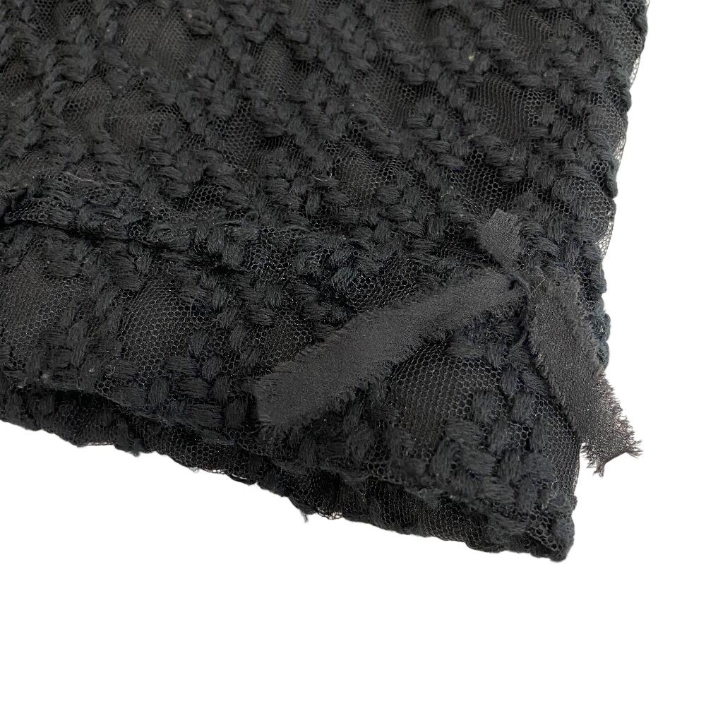 CHANEL P24980V15543 wool skirt black wool Used