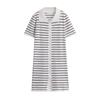 Fashion Style 2024 Summer New Arrival Women's Clothing Silm All-Matching Striped Polo Shirt Dress Short Skirt 0858156