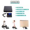 Yalufa Digital Platform Scale, Electronic Scale, Remote Measurement, 2g Increments, Maximum Weighing Capacity 50kg, Wireless, Tare Function, Auto-Off,