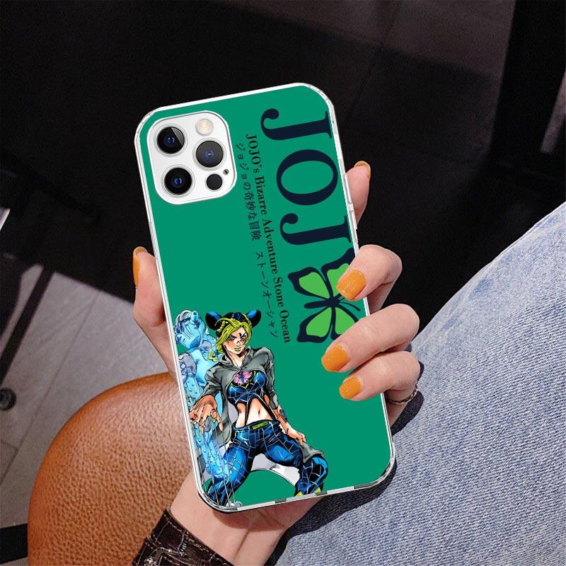 JoJo's Bizarre Adventure Jolyne Cujoh Phone Case For iPhone 17 Air 16 Pro Max 16E 15 + 14 Plus 11 12 13 Mini 7 8 SE Gift Print C