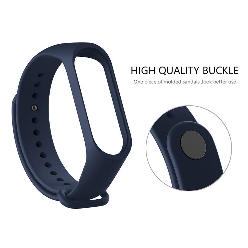 Ersatzarmband für Xiaomi Mi Band 3 4 5 6 Smartwatch Silikon-Handgelenkband. Ersatz-Silikon-Armband