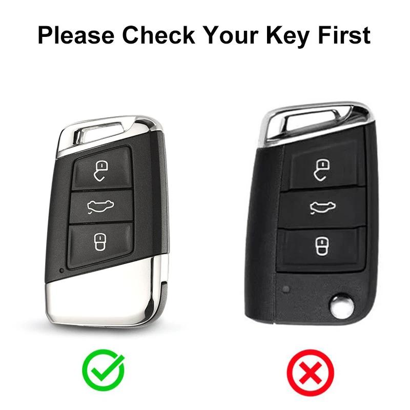 Für VW Volkswagen Passat B8 Magotan Neue TPU Auto Schlüsselhülle Abdeckung Tasche für Skoda Superb A7 Kodiaq Seat Schale Schlüsselanhänger