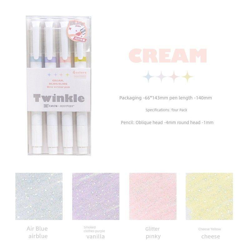 

Miss Ben Fluorescent Pen Students Use Color Marking Pen to Draw Key Notes Dedicated Large Capacity Hand Account Marker