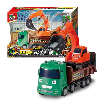 Rettungs-Tayo-Bagger, Schwerlast-LKW Mega & Hank, koreanisches Spielzeug
