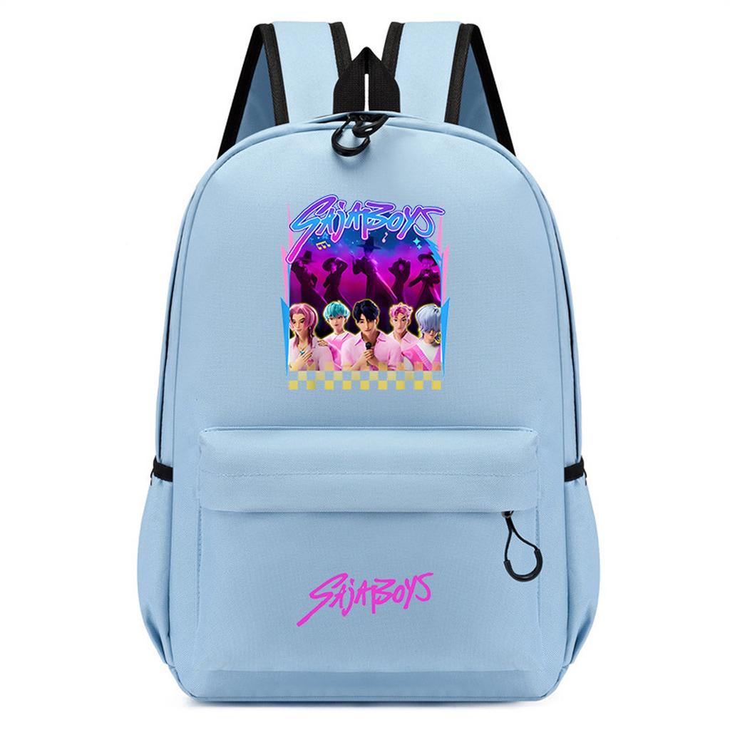 Features The Saja Boys Print, Inspired By The Witch Hunters, With , Kid-friendly Action Illustrations Of The Characters