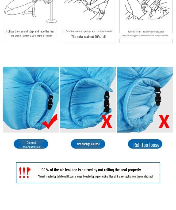 Portable Inflatable Air Sofa Recliner for Camping & Music Festivals