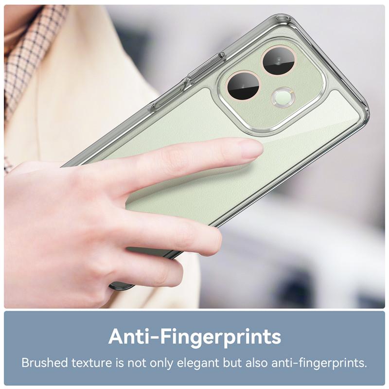 For oppo A5 Pro 5G Pro Global Case oppo A5 Pro 5G Pro Global Cover Bumper Shockproof Clear PC + Silicone Protective Phone Cover