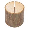 10Pcs Stump Shape Wedding Party Place Card Holder Stand Number Table Clip Card Holder