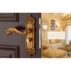 Rod Type Door Handle with Three Keys, Used for Vintage Interior Door Latches In Offices or Front Doors Door Handles