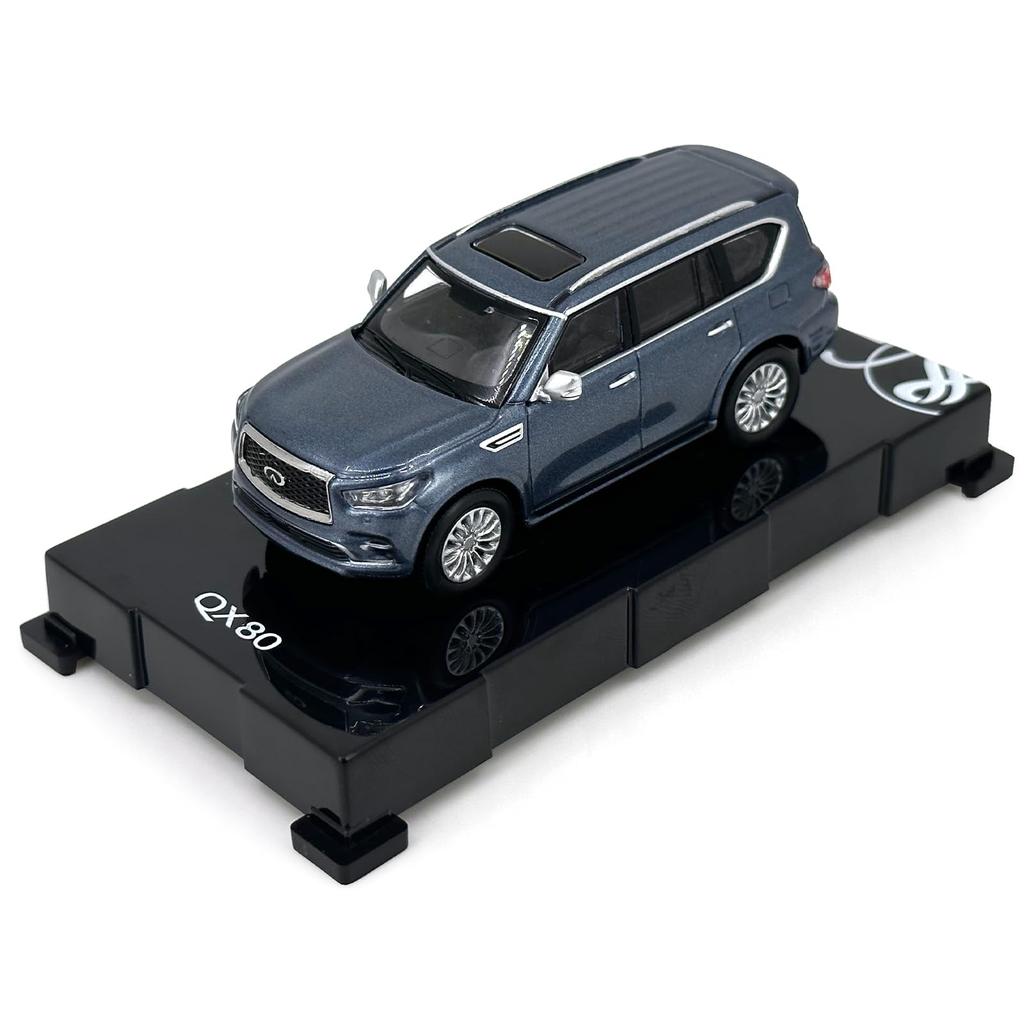 Paudi Model Mini Car Infiniti 2020 QX80 Kolekce Hotový produkt Modrá 1/64