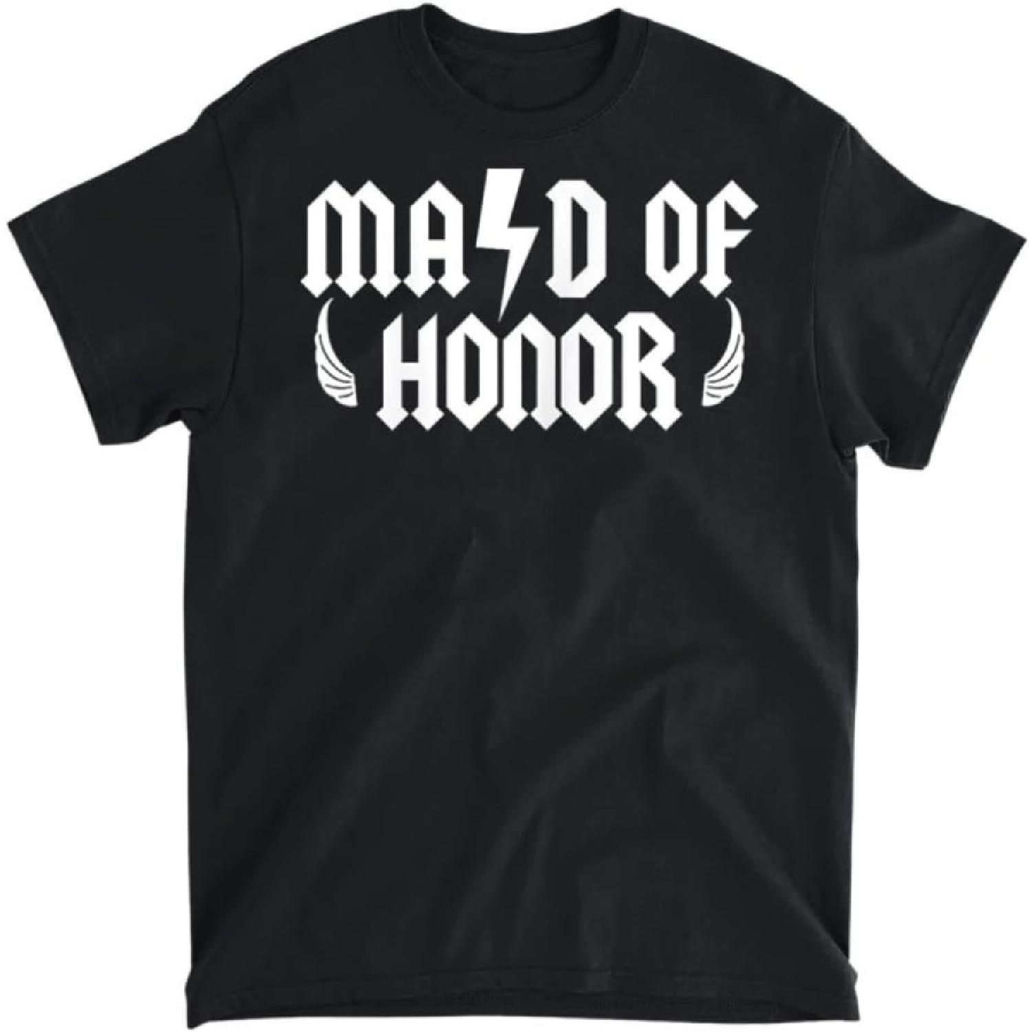 

Maid of Honor Rock & Roll Band Rock Concert T-Shirt, Tank Top, Long Sleeve, Sweatshirt, Hoodie Men Women Kids Made in Canada Black XXXXXL різнокольоровий