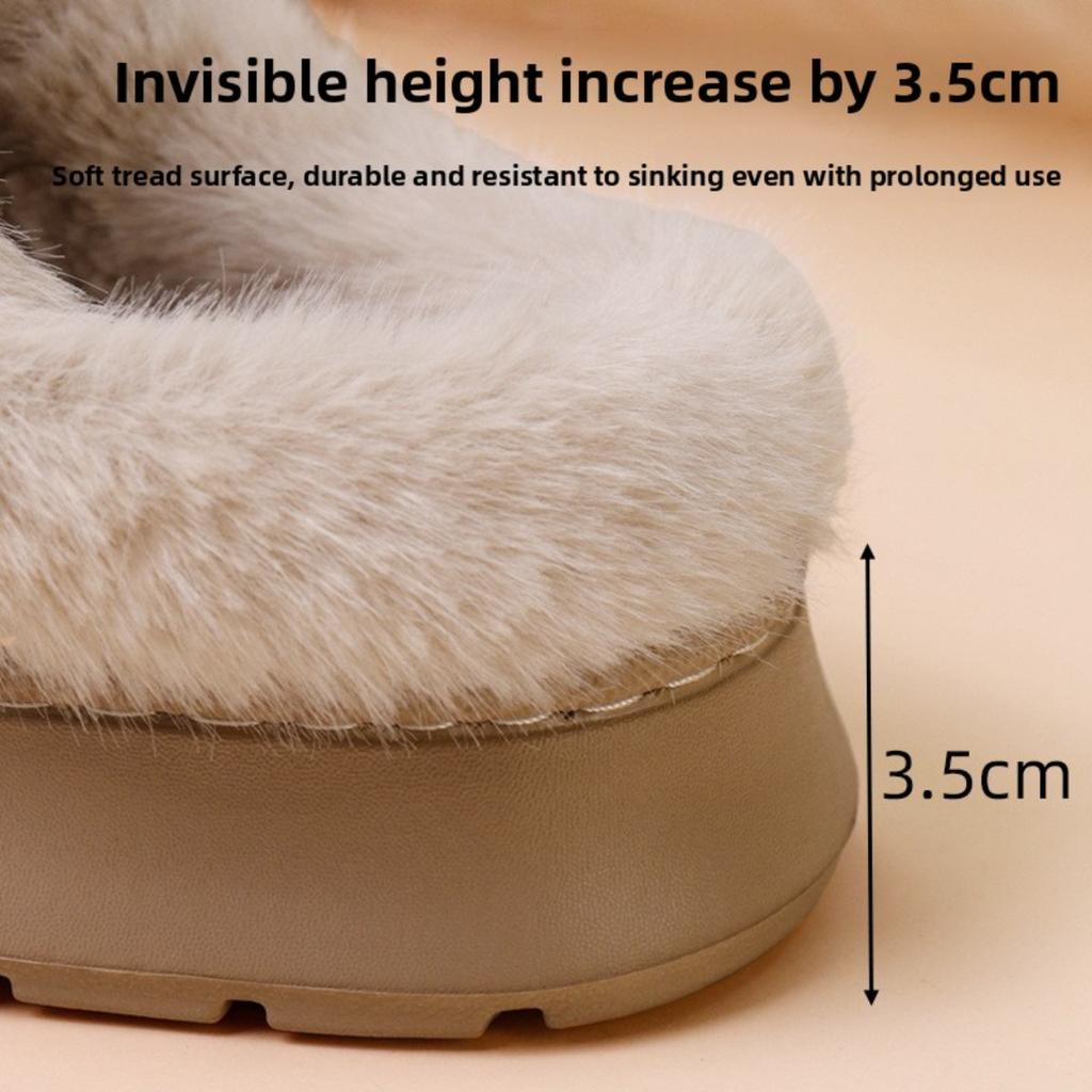 Home Cotton Slippers for Women, Autumn and Winter Suede, Indoor and Winter Thick Soled Home Slippers for Men