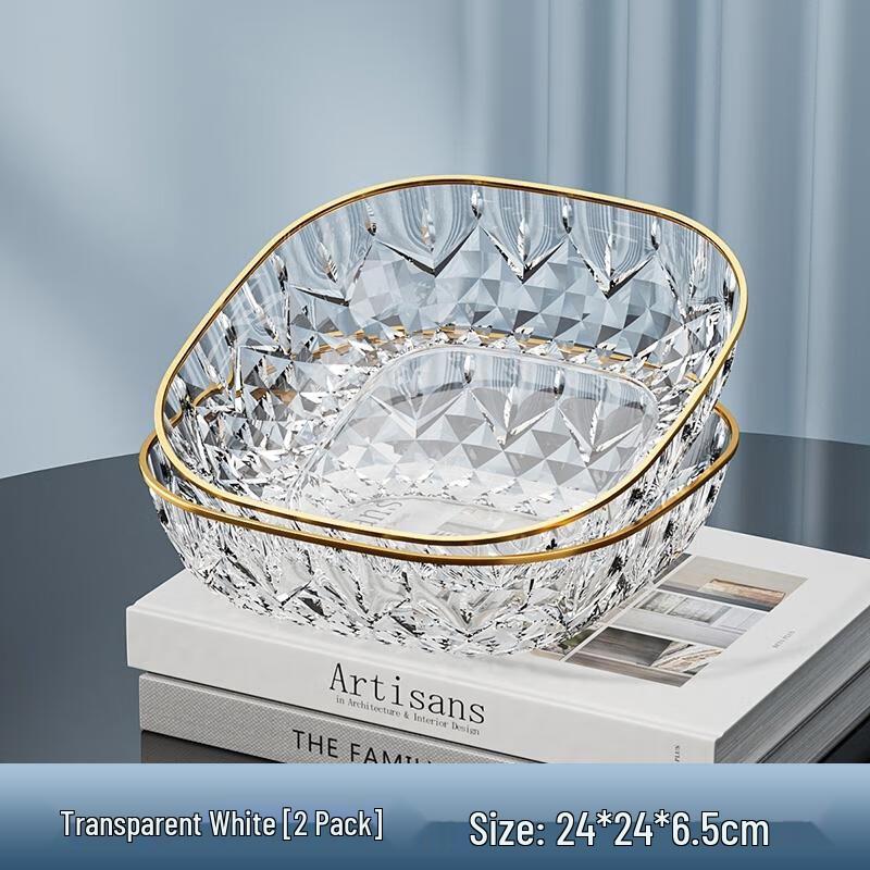 

HANDUNYOU Round Ceramic Festive Fruit & Snack Tray