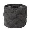 Winter velvet warm scarf versatile knitted scarf outdoor skiing cold neck cover couple