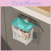 Plastic Suction Cup Trash Bag Holder With Foldable Design For Kitchen And Bathroom Storage