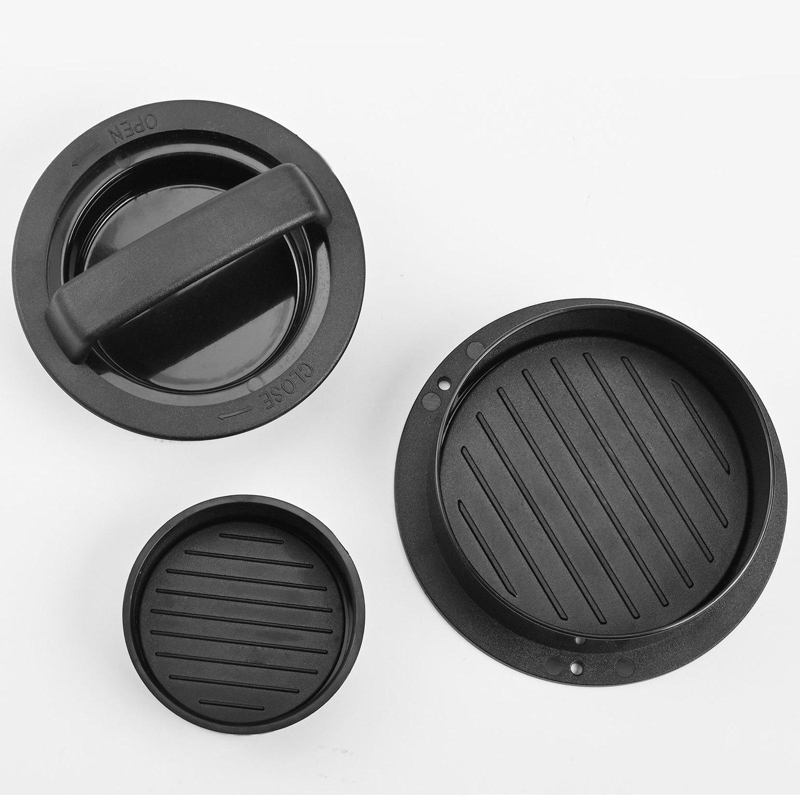 

Пресс для гамбургеров 3 в 1 Легкое извлечение Антипригарный Пресс для фаршированных бургеров Круглый Пластиковый Ручной Форма для мясных котлет для кухни