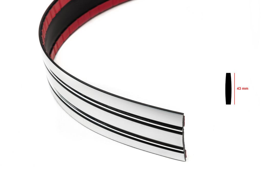 Chrome Molding Per Meter Sal93 (1 Meter, 43 Mm)