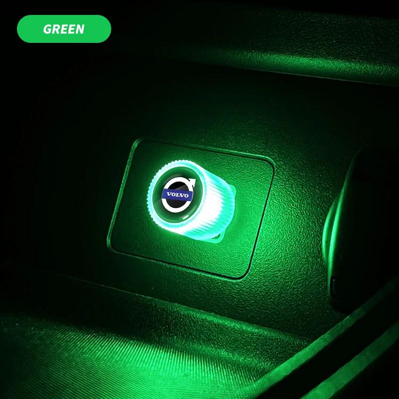USB Car Light LED Atmosphere Auto Ambient Nightlight Neon Interior Lamp For Volvo Xc90 S60 S80 Xc60 Xc70 Xc90 Fh V50 S40 C30