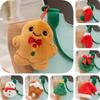 Adorable Plush Christmas Ornaments Collection Featuring Snowman Gingerbread Man Decor