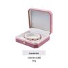 Octagonal Velvet Wedding Jewelry Box for Rings, Necklaces, and Earrings