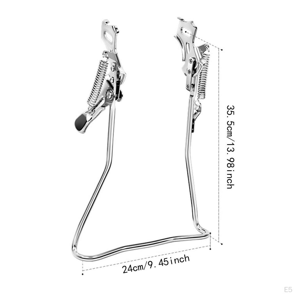Stand Kickstand Frame Retro Supplies Adjustable Parking Rack Bike Double Foot for Cruiser