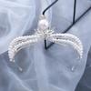 European Luxurious Bridal Zircon Tiara: Crystal Princess Crown for Birthday Parties.