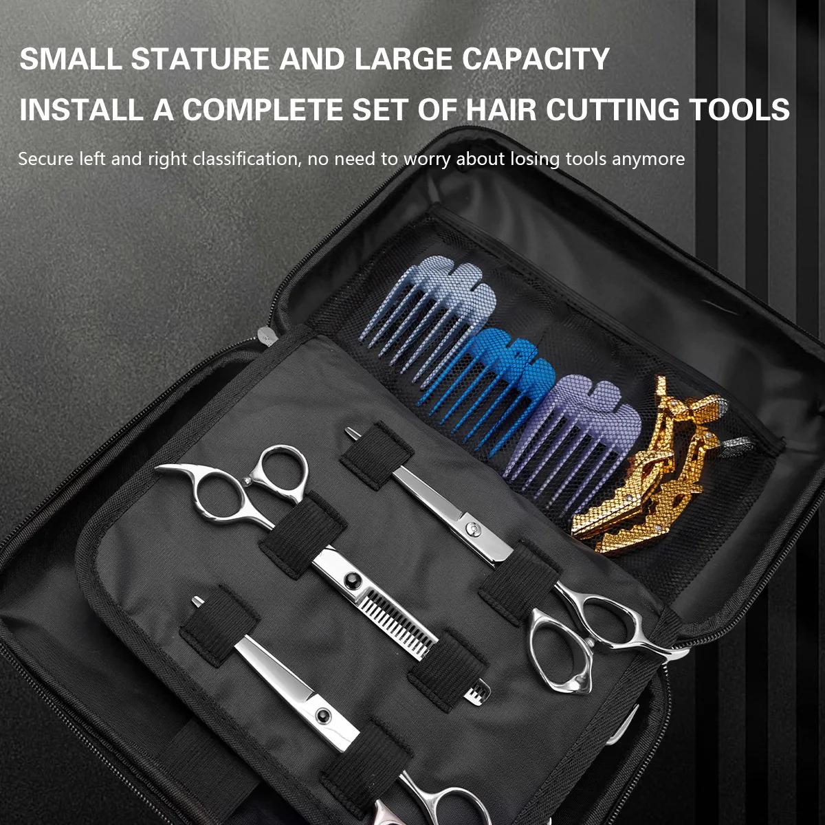 

Haircut Suitcase for Barbershop, Waterproof Bag, Shockproof Trimmer, Hard Shell Cosmetic Case, Non-Defrmation, Styling Tool