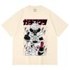 230 Gsm 100% Cotton Gachiakuta V5 Rudo White Print Unisex Heavy Cotton T Shirt