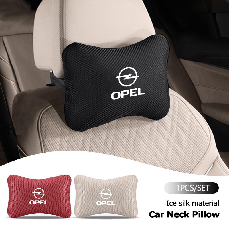 Ochraniacz na zagłówek samochodowy Jedwab lodowy Oddychający Zagłówek Do Opel Astra Grandland Corsa Mokka Frontera Insignia Zafira Vivaro Karl