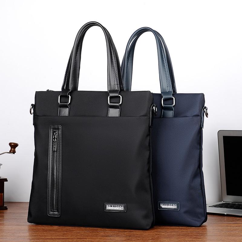 Infineo Men's Oxford Cloth A4 Tote and Crossbody Bag
