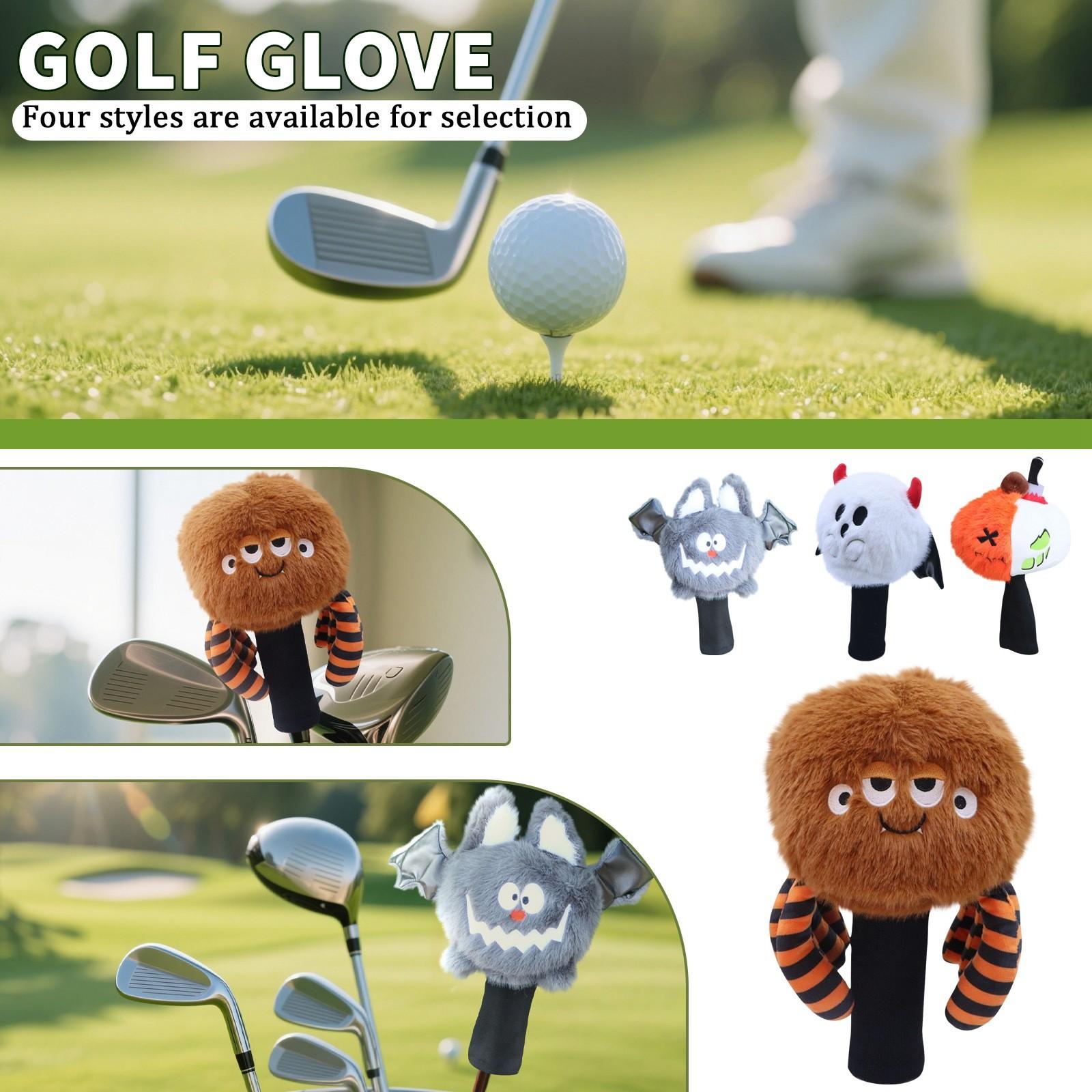 

Fun Golf Club Head Covers, Animal Plush One Wood Head Covers, Fairway Wood Hybrid Head Covers, Golf Club Head Covers, Unisex Gifts One Size