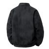 Trendy Plus Size Lapel Jacket for Spring/Autumn – Loose Fit Workwear Shirt