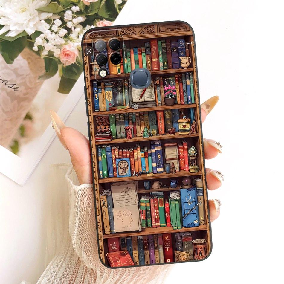 Do Infinix Hot 10T 10S NFC 10i X659B X658E X689 X689C Modne Etui na Telefon z Malowaniem Plaża o Zmierzchu Miękki Silikon Odporne na Wstrząsy Zderzaki