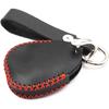 Black Leather for Chevy Traverse 2007-2016 Tahoe Suburban GMC Acadia Yukon XL Buick Enclave Cadillac Escalade Saturn Outlook 5 Buttons Smart Remote