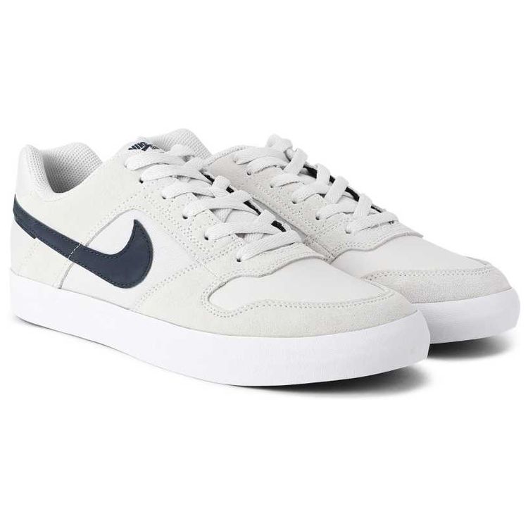 Nike SB Delta Force Vulc Comfortable Wraparound Non-Slip Low-Top Skate Shoes Men sneaker White Black 942237-012