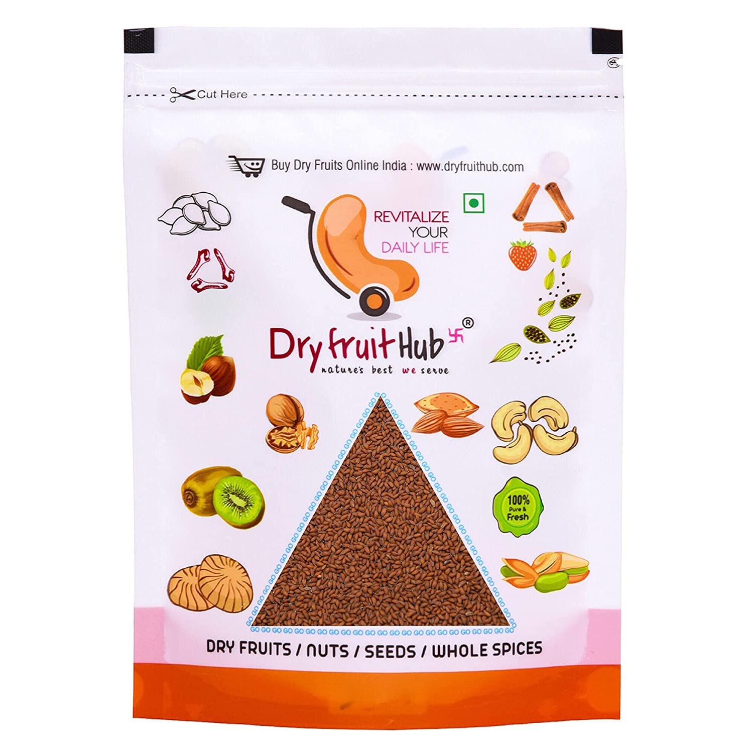 Dry Fruit Hub Семена галима 250 г, Органические семена галима для употребления в пищу, Семена аливи, Семена аливи для употребления в пищу, Семена галима, Семена кресс-салата