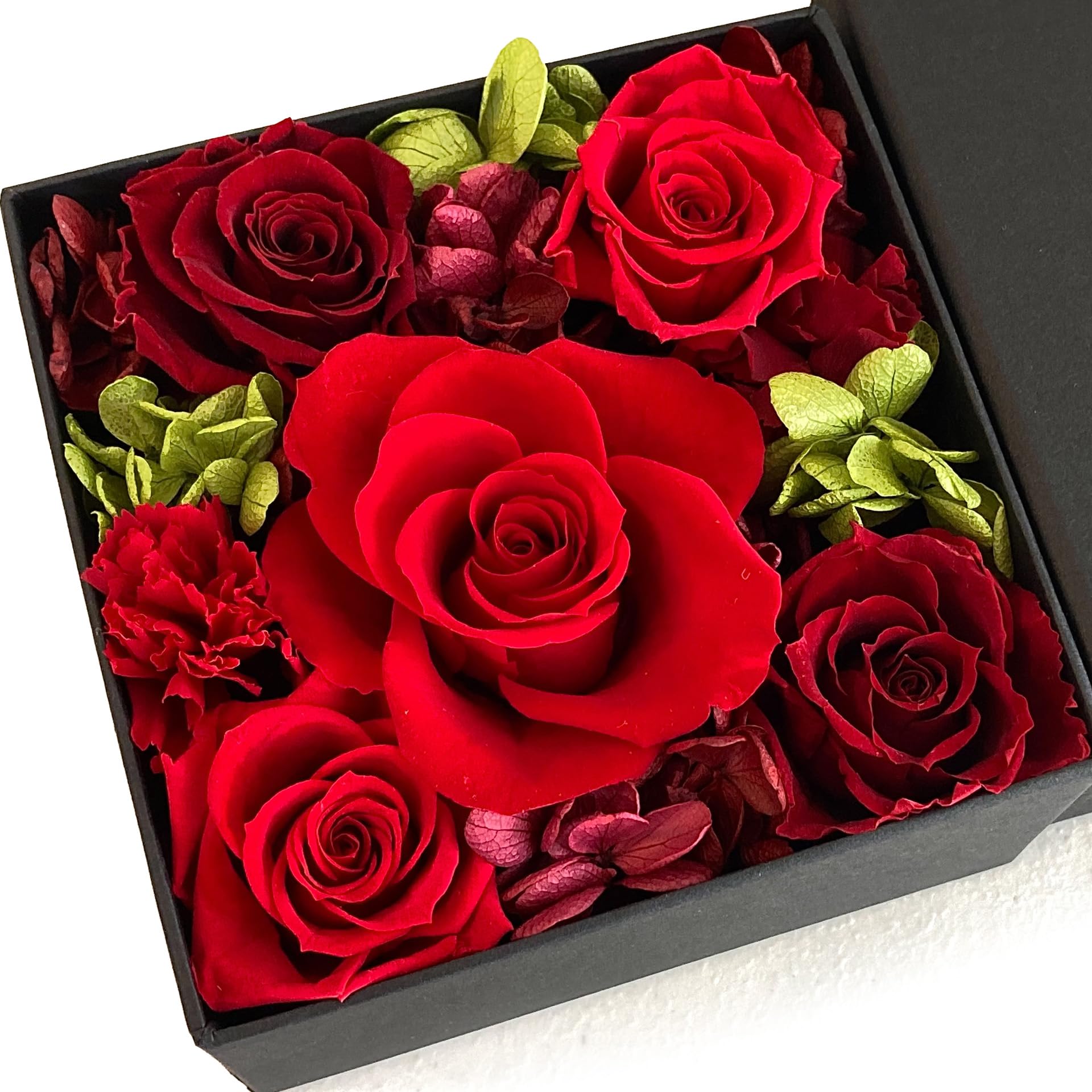 

Preserved 60th Red Flower Dear Bouquet Flowers, Gift, Celebration, Birthday, Birthday, Roses, Box,