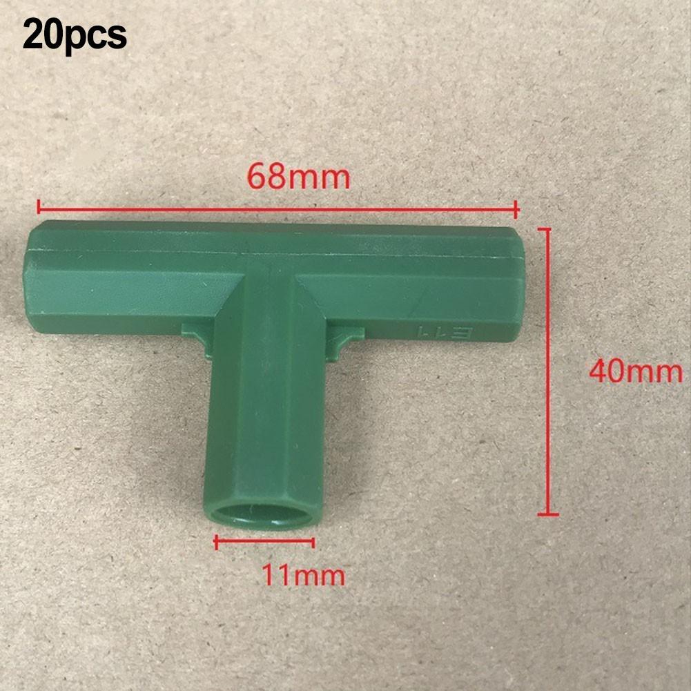 Koblinger for drivhuskonstruksjoner 11mm Kraftige hagebeslag