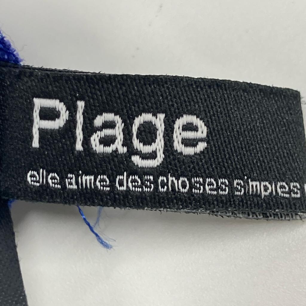 Plage [Made in 2011] 23-060-922-7090-2-0 Linen Blend Flare Long skirt 38 blueUsed