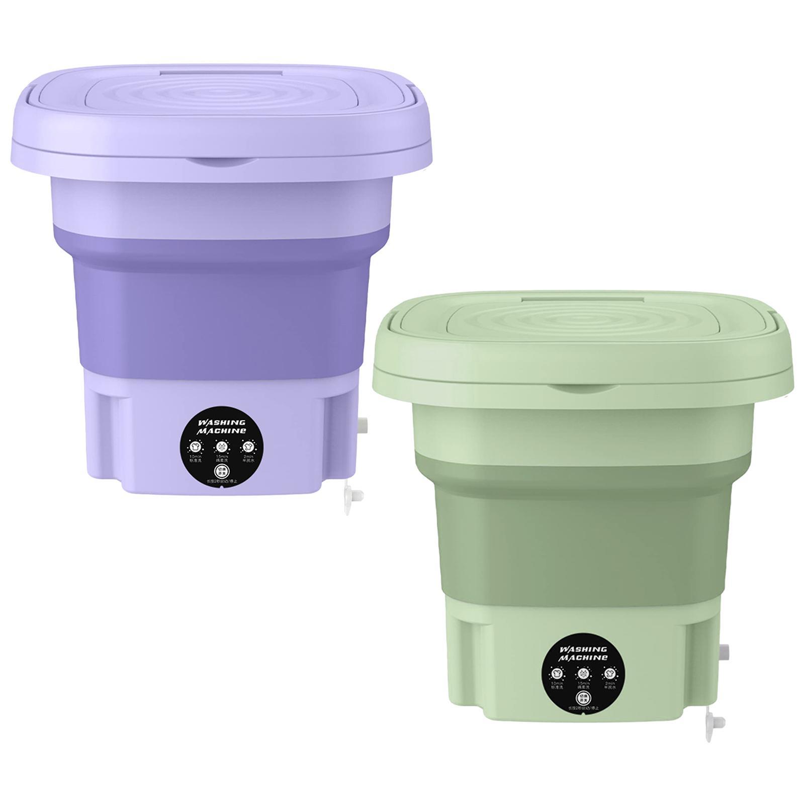 

Многоразовая мини-стиральная машина на 8 л | Ведро для белья большой емкости. Эффективная стиральная машина для ленивых. Автоматическая стирка.