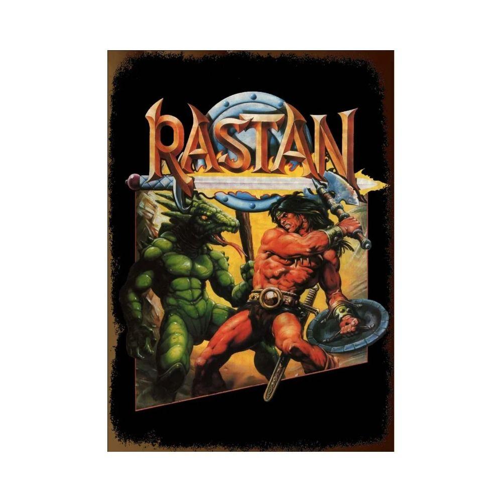 80s Retro Arcade Metal Sign, Vintage Game Tin Plaque 20x30cm