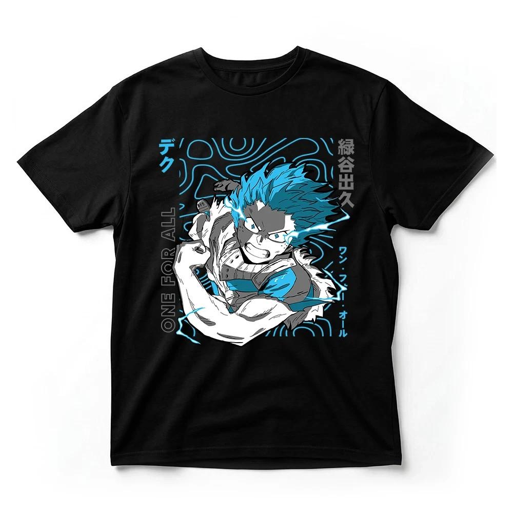 Deku Midoriya Anime T Shirt One For All Graphic Tee UK Unisex