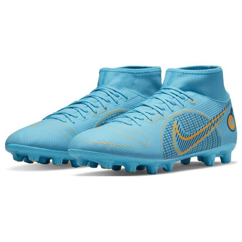 Nike Mercurial Superfly 8 Academy HG Outdoor Field Shock Absorbing Non-Slip Durable Lightweight Firm Ground Soccer Shoes DJ2867-484