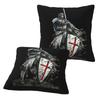 Templar Shield Cross Knights Templar 2 Pcs Square Pillowcase Pillow Cover Cushion Decor Comfort Throw Pillow for Home Car