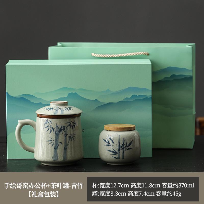 Handbemalte Keramik-Teetasse, Tee-Trenntasse, Persönliche Spezial-Bürotasse, Hochwertige Teetasse als Geschenk