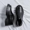 Brock Leather Shoes Retro Casual Small Leather Shoes Business Platform Trend 20351-R