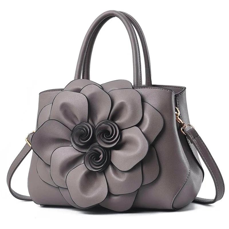 Women Bags Luxury Handbags Famous Designer Women Bags Casual Tote Designer High Quality NEW Flowers Interior Slot Pocket