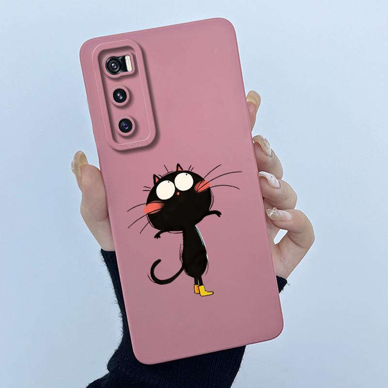 For Vivo V20 SE / Vivo Y70 Cases V2022 V2023 Soft Silicone Phone Case Sweet Printing Cartoon Protective Shell Painted Back Cover
