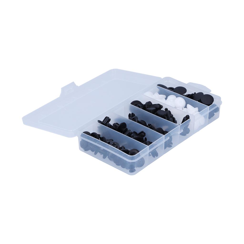 100pcs Auto Fasteners Clips Push Rivets 6 Size for Car Body Fender Trim Hood Dash Panel