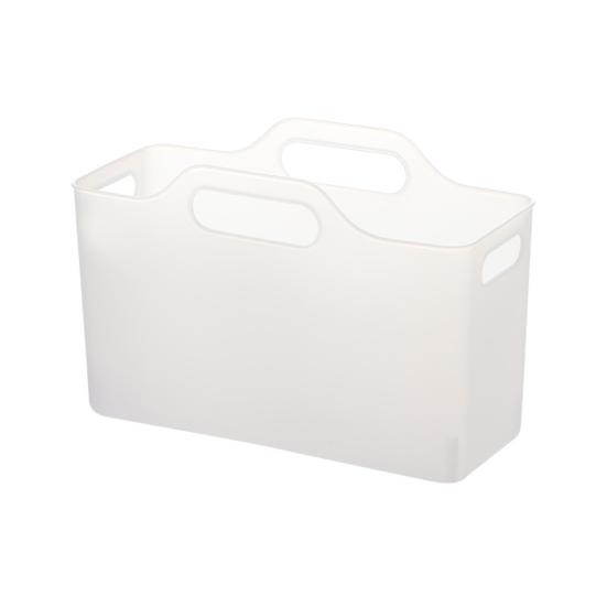 

Корзина для душа, ящик для хранения с ручкой, большая вместимость, гладкий край, органайзер для хранения мелочей без заусенцев чистый